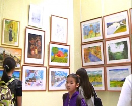 Выставка юных художников в Художественном музее