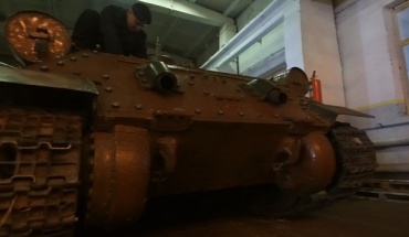 Военные мастера Бурятии восстанавливают легендарный Т-34