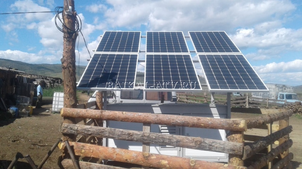 В Бурятии заработала первая автономная солнечная электростанция 