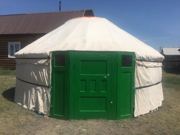 В Улан-Удэ построили юрту по традициям шэнэхэнских бурят