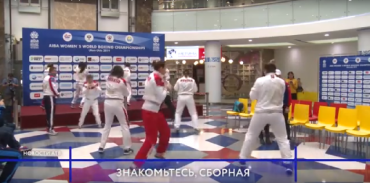 Сборная России по боксу провела открытую тренировку в торговом центре Улан-Удэ