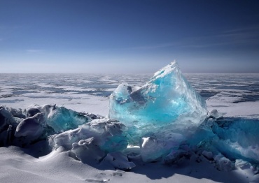 Зимой Байкал считают самым красивым озером