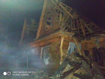 В Иркутской области из-за взрыва газа разрушены дома