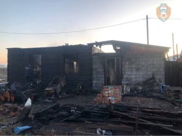 В Иволгинском районе два человека пострадали при пожаре 