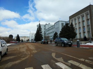 Проезд у здания мэрии и Правительства Бурятии открыли