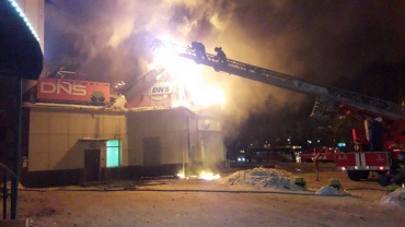 МЧС: Звонок о пожаре в магазине техники в Улан-Удэ поступил от прохожей