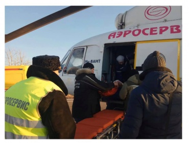 Еще одну пострадавшую в аварии доставили вертолетом санавиации в Читу