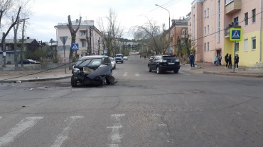 В Улан-Удэ в ДТП пострадала пассажирка "Тойоты"
