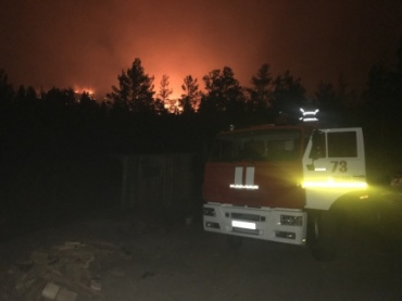 В Бурятии из-за лесного пожара эвакуировали санаторий