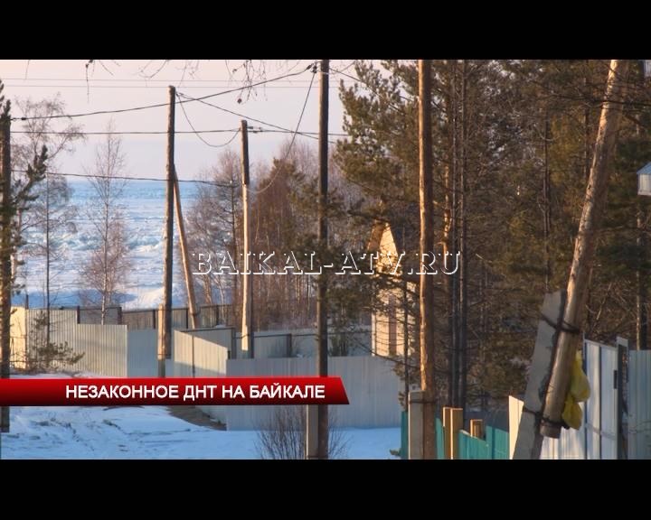 Незаконное  ДНТ на Байкале 