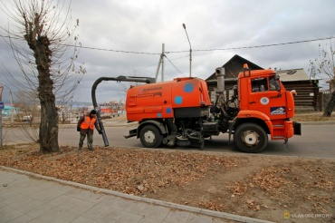 Гигантские "пылесосы" очистят улицы Улан-Удэ