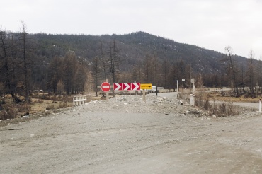 В райцентре Окинского района капитально ремонтируют дорогу