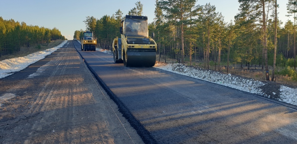 В Заиграевском районе завершили ремонт участка региональной дороги