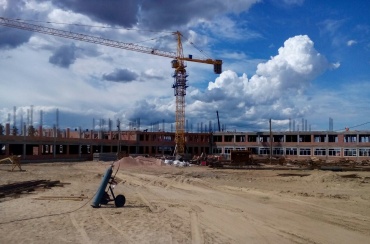 В селе Нижний Саянтуй строят новую школу