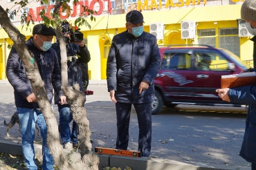 Ремонт дороги на ул. Гагарина идет с нарушениями