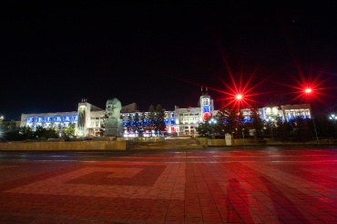 Ночная подсветка в Улан-Удэ стала разнообразнее