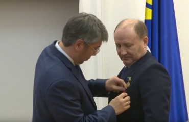 Шахтер из Бурятии получил медаль ордена «За заслуги перед Отечеством»