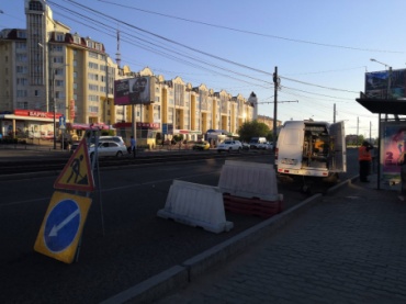 В Улан-Удэ из-за коммунальной аварии перекрыли ул. Терешковой