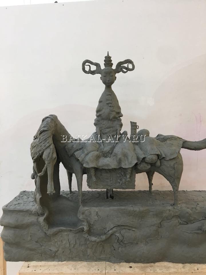 Скульптура Даши Намдакова украсит Набережную Улан-Удэ