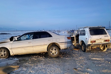 В Бурятии в ДТП пострадал водитель отечественного автомобиля
