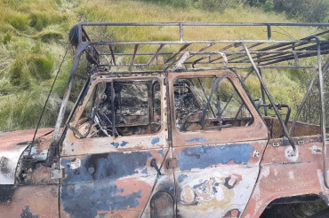 Жительница Бурятии сгорела в УАЗике