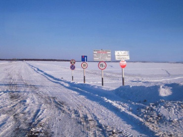 Ледовую переправу в Мостовой закрыли