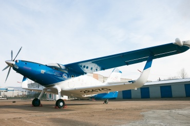 Опытный образец самолета ТВС-2ДТС прибыл в Улан-Удэ
