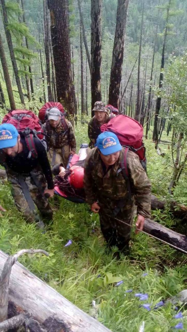 В горах Бурятии пострадала туристка