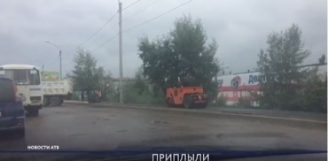 Сильные дожди разрушили дороги в Улан-Удэ