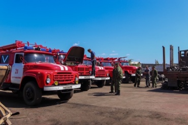 Пять пожарных машин отправили в районы Бурятии после капремонта