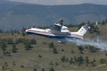 В Бурятии на тушении пожаров работает авиация