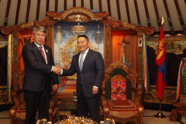 Алексей Цыденов: «Благодарен руководству Монголии за теплый прием и конструктивный диалог»