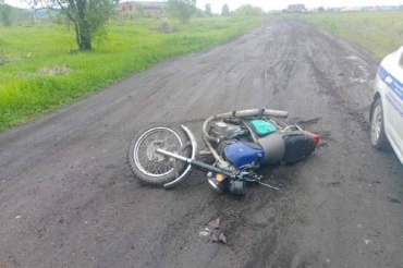 В Бурятии пьяный мотоциклист попал в ДТП