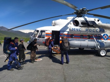 В Бурятии рыбаков пришлось эвакуировать вертолетом