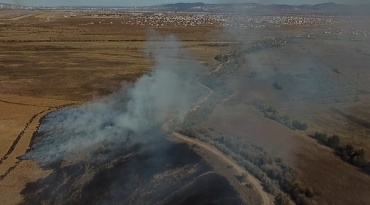 В Иволгинском районе тушат торфяные пожары