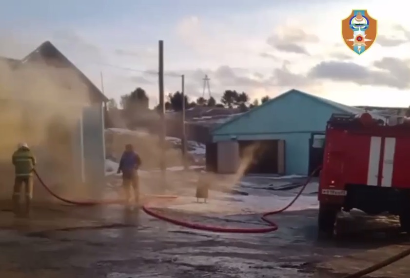 В Бурятии сгорел жилой дом В Бурятии сгорел жилой дом