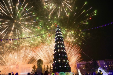 Новогодний фейерверк в центре Улан-Удэ прогремит 30 декабря
