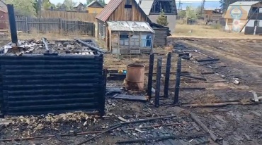 В ДНТ Заиграевского района произошел пожар из-за загоревшейся травы 