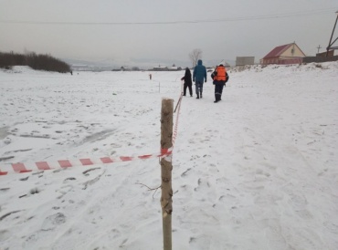 В Улан-Удэ школьник провалился под лед на Степной протоке
