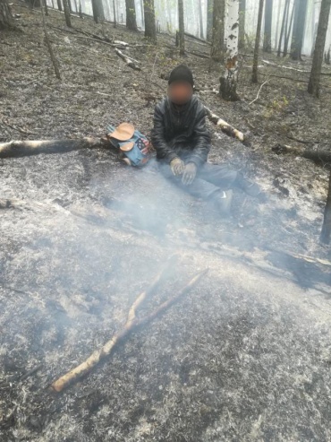 В Бурятии обнаружили предполагаемого виновника лесного пожара