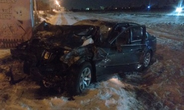 В Бурятии из-за снегопада чаще бьются машины