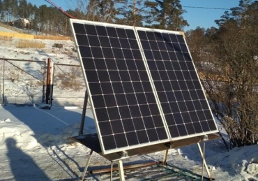 В Бурятии установили еще одну солнечную электростанцию