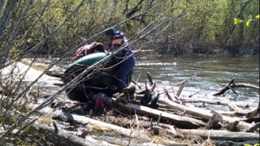 В Бурятии спасли рыбака на реке Кика