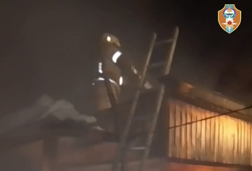 В Бурятии полыхали бани В Бурятии полыхали бани