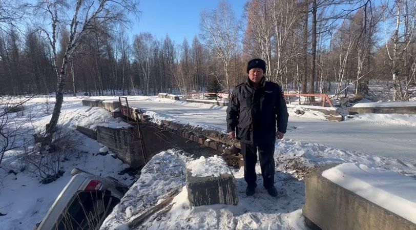 В Бурятии водитель «Тойоты» вылетел с моста В Бурятии водитель «Тойоты» вылетел с моста