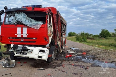 В ДНР из-за атаки беспилотника пострадали четверо сотрудников МЧС России