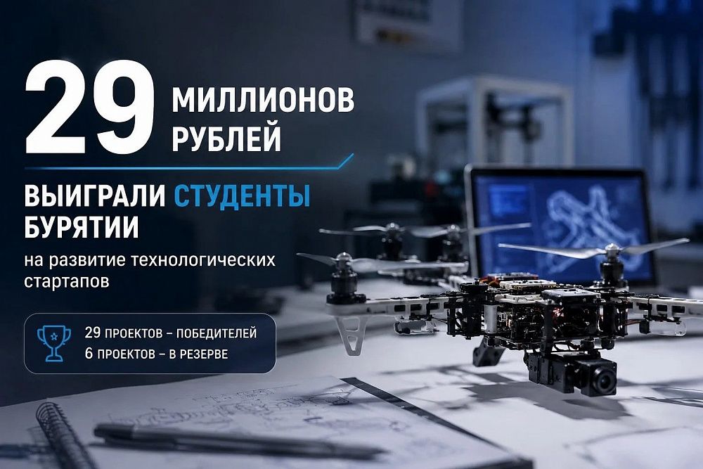 Студенты Бурятии выиграли 29 миллионов рублей на развитие своих стартапов