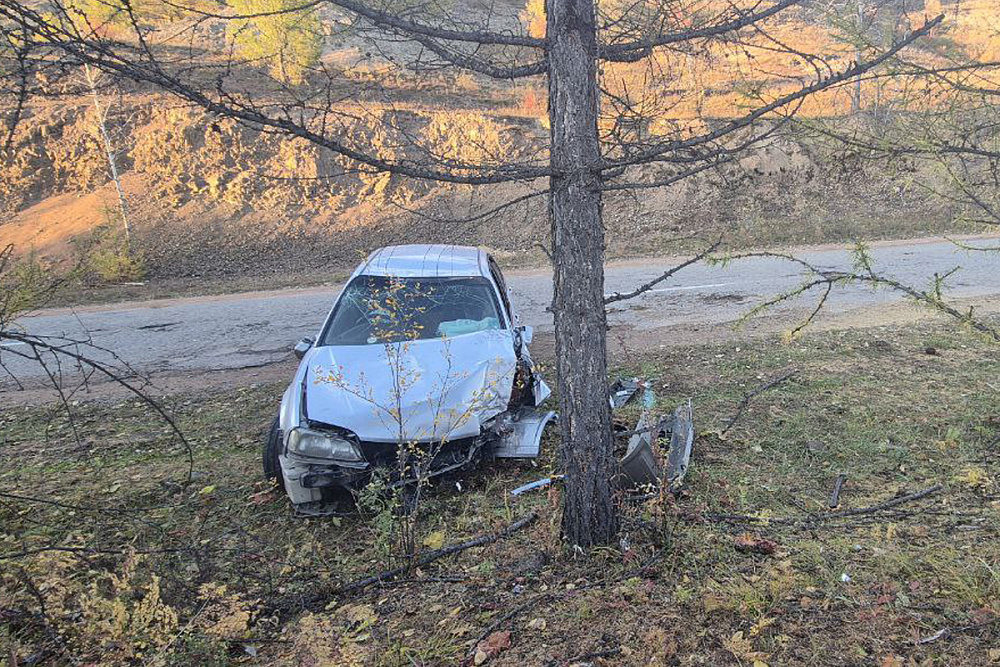 В Бурятии любительница погонять врезалась в дерево В Бурятии любительница погонять врезалась в дерево