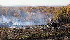 В Бурятии танкисты сдали контрольные зачёты по вождению боевых машин