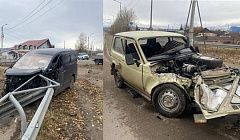 В Бурятии в ДТП пострадал водитель «Нивы»
